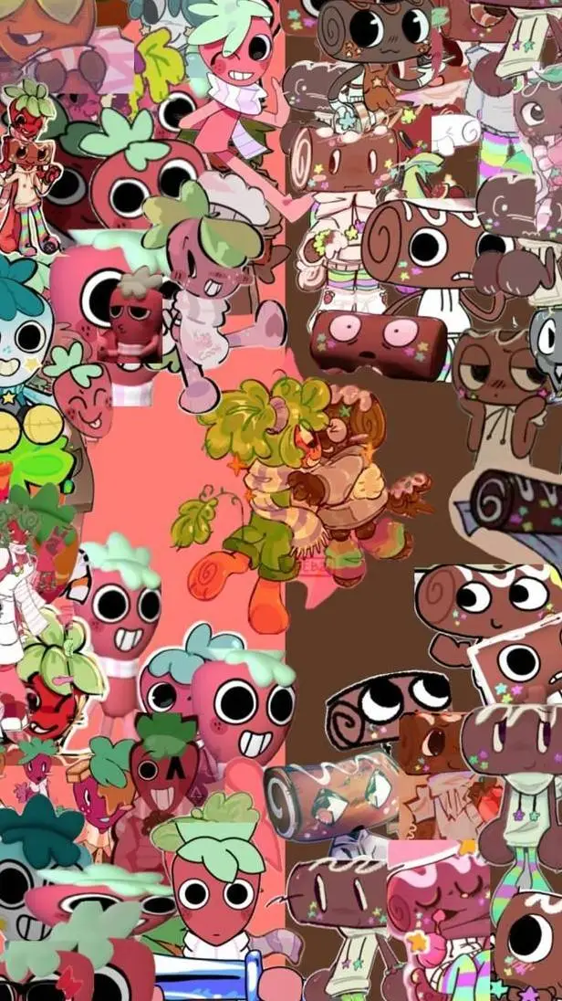 ai character: fruitcake✨ background