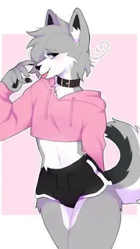 ai character: Wolfy background