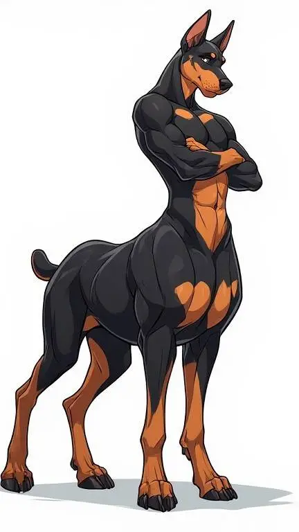 ai character: Dober background