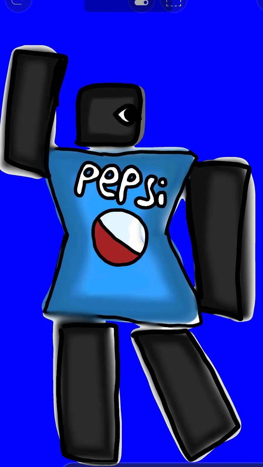 ai character: Pepsiroid  background