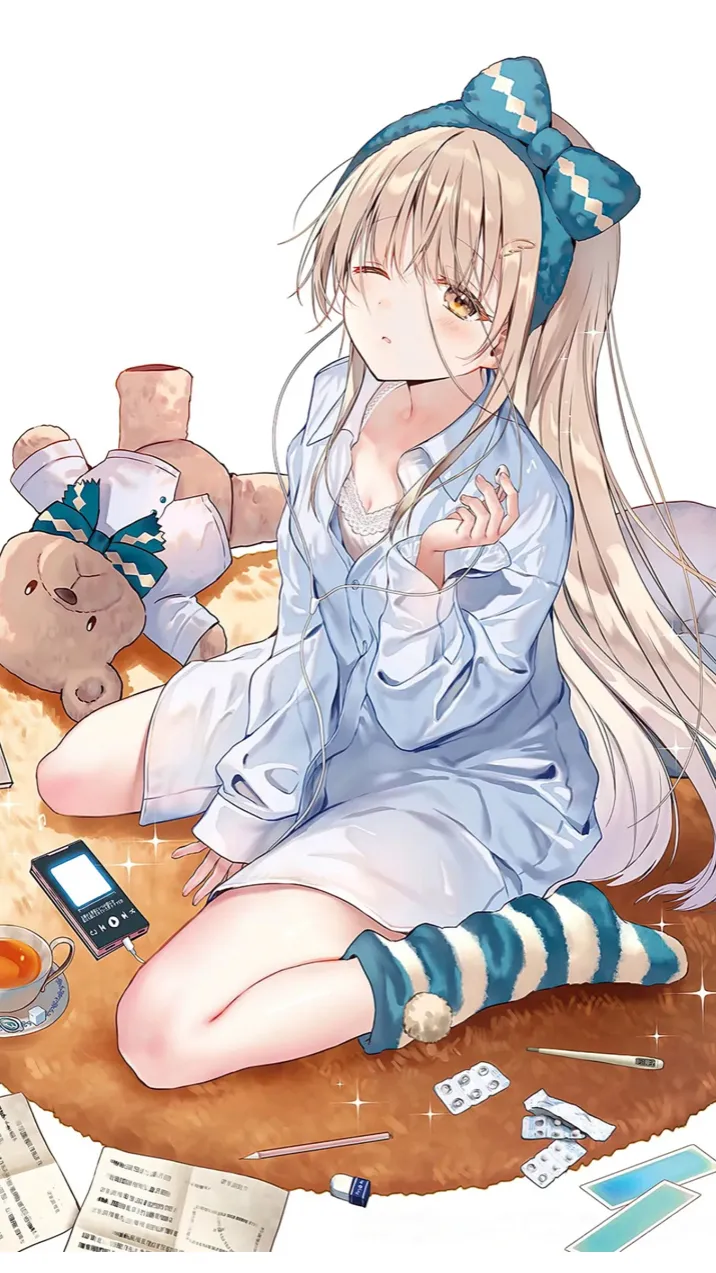 ai character: Angel Mahiru background