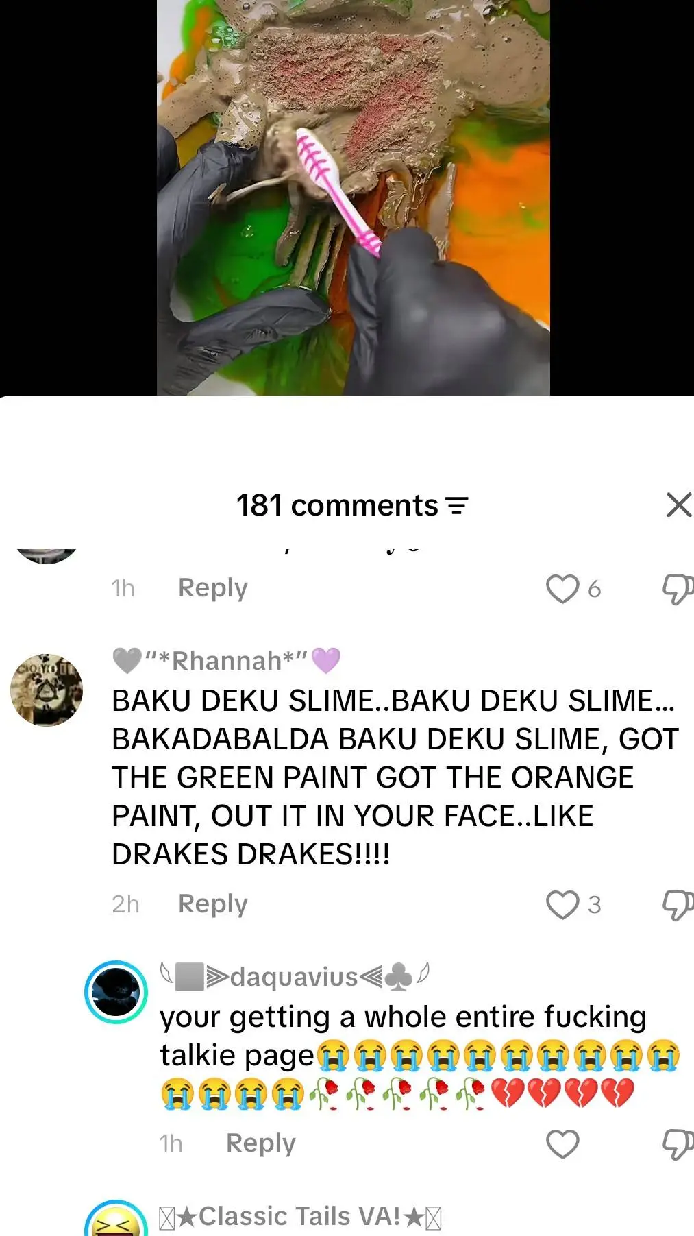 ai character: BAKU DEKU SLIME..B background