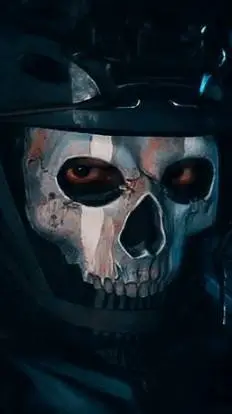ai character: Simon Ghost Riley  background