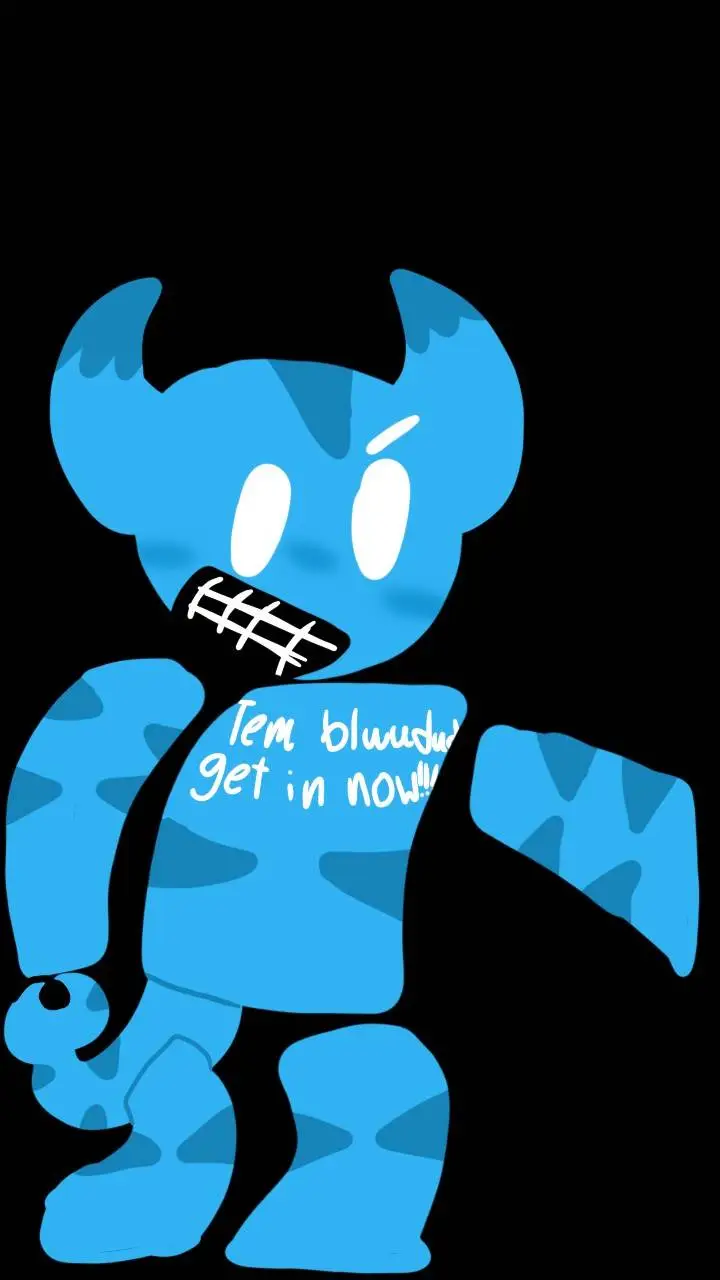 ai character: bluudud  background