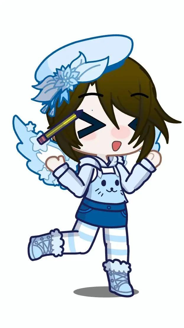 ai character: Kitsy/me! background