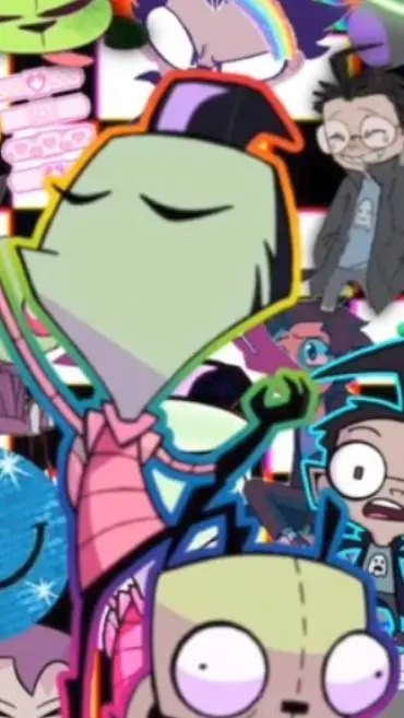 ai character: 💜Zim💚 background