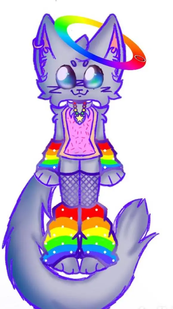 ai character: ★nyan cat★ background