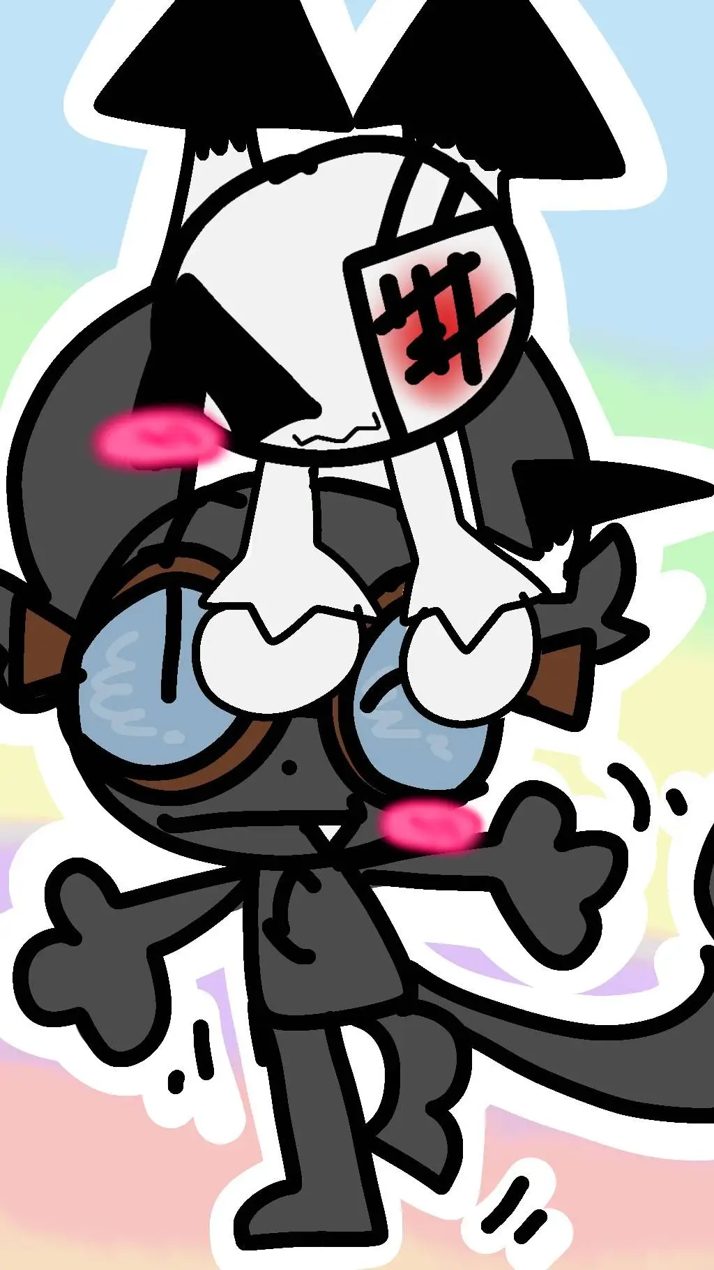 ai character: roogow X jack background