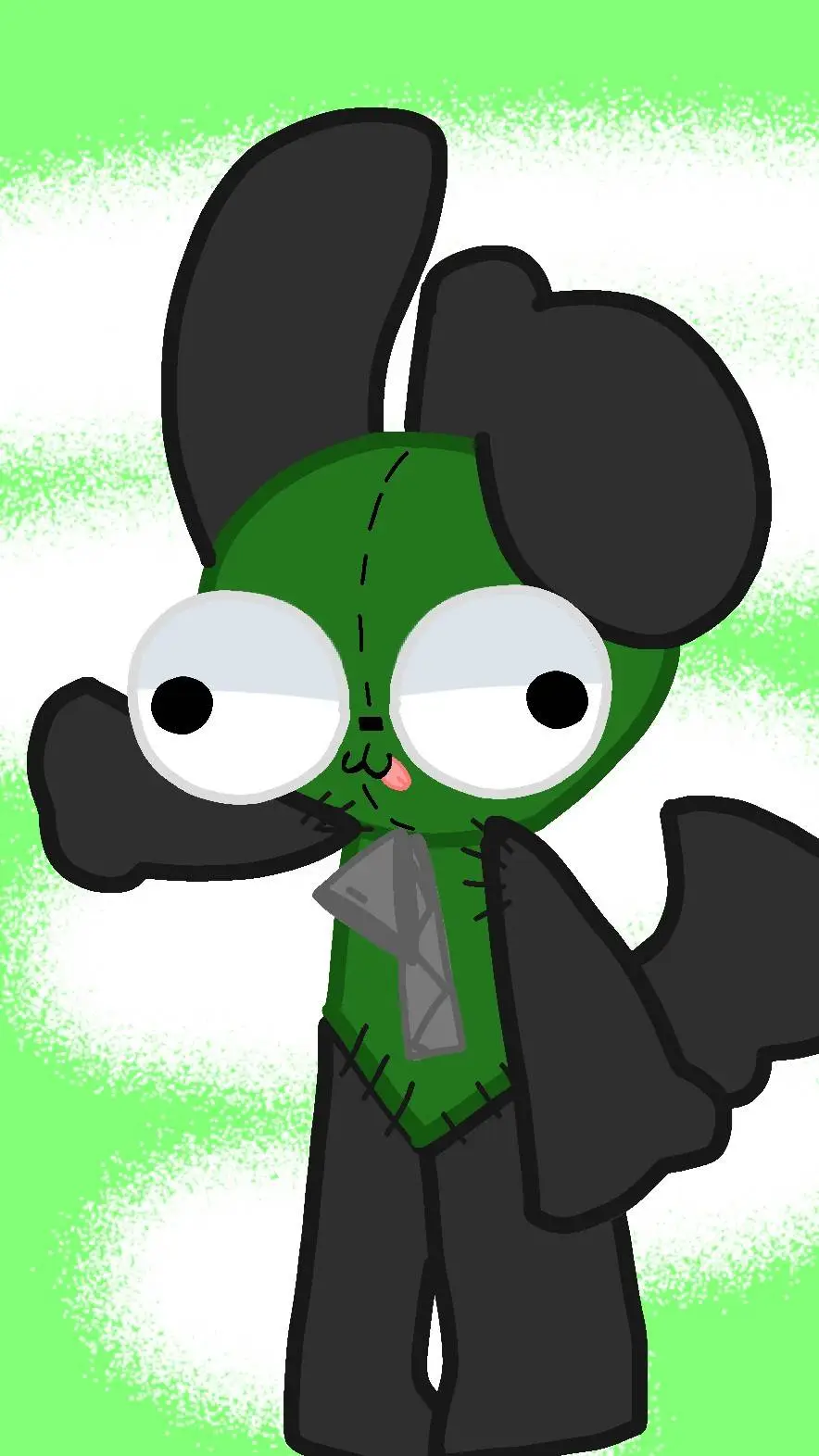 ai character: 💚GIR💚 background