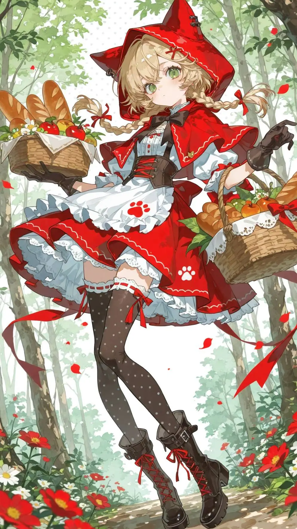 ai character: ☆little rosy♡ background