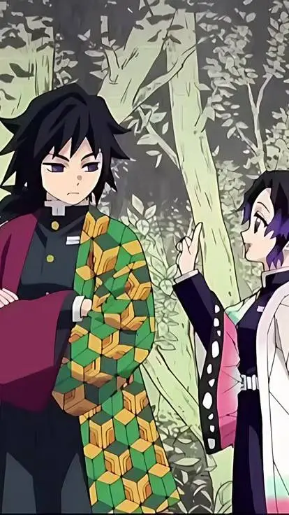 ai character: Shinobu x Giyu background