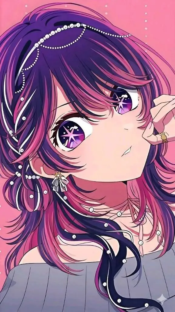 ai character: Oshi No ko background