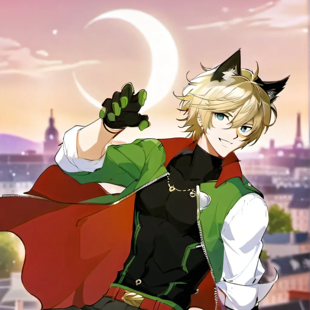chat with ai character: cat noir