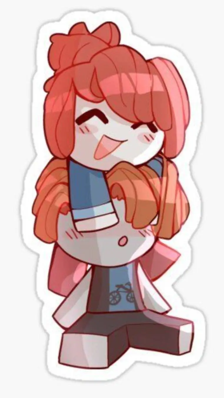 ai character: bacon girl background