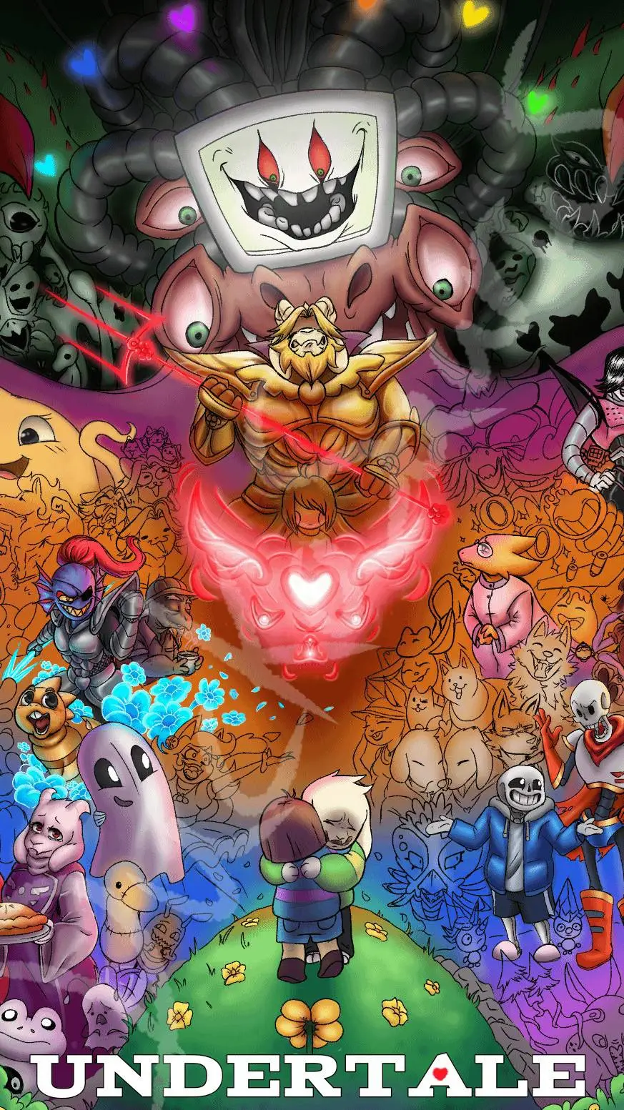 ai character: Undertale background