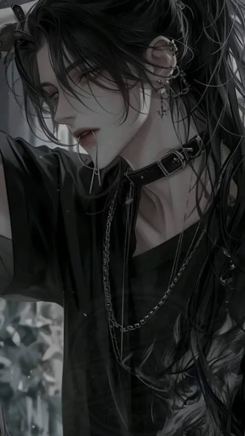 ai character: Damon  background