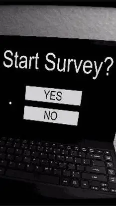 ai character: start survey background