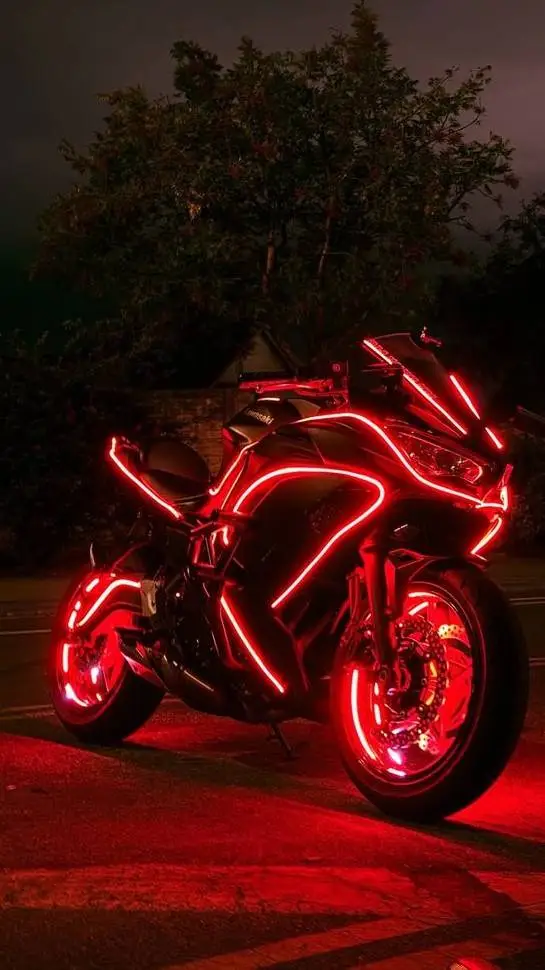 ai character: bikers group background
