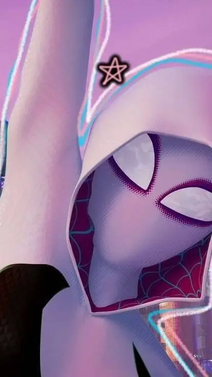 ai character: spider woman background