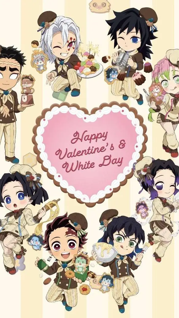 ai character: san valentin kny 💖 background