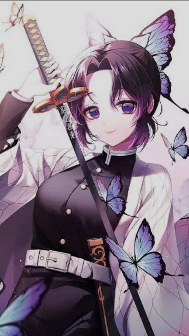 ai character: shinobu kocho🦋🦋🦋 background