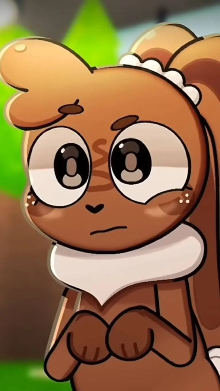 ai character: baby cocoa background