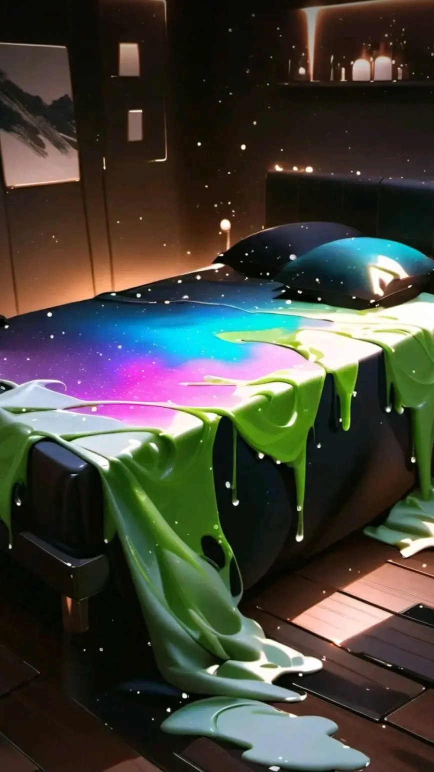 ai character: slime background