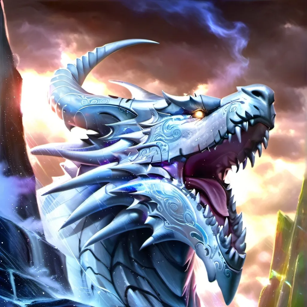 chat with ai character: white dragon