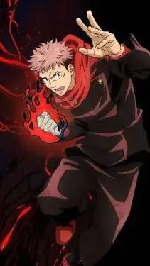 ai character: YUJI ITADORI background