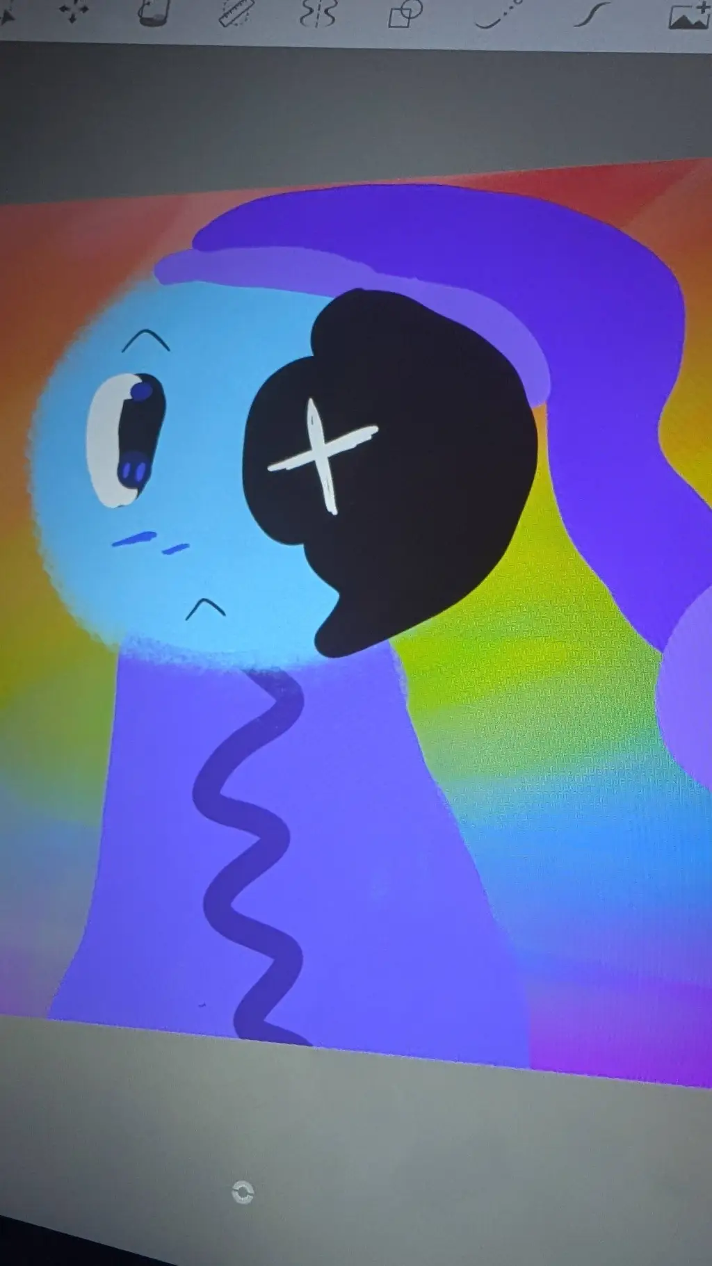 ai character: aurora background