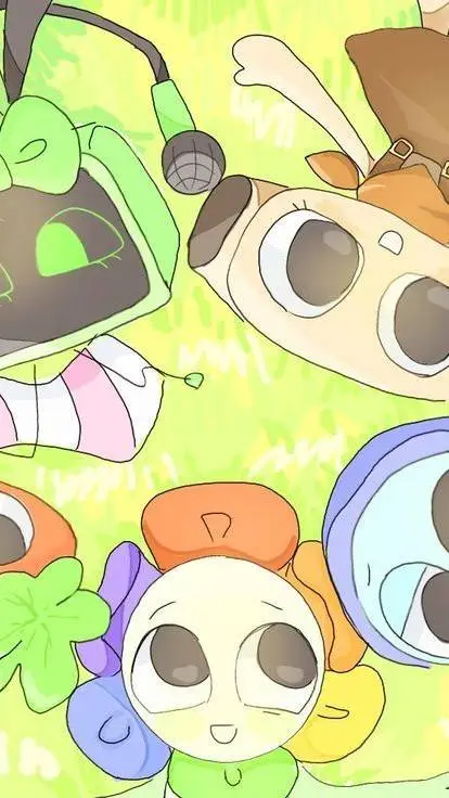 ai character: Just Dandys world💔 background