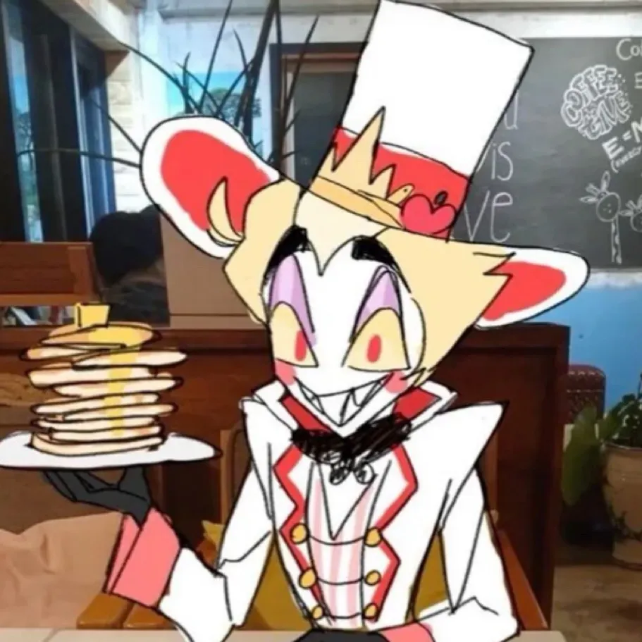 chat with ai character: Lucifer pancakes 
