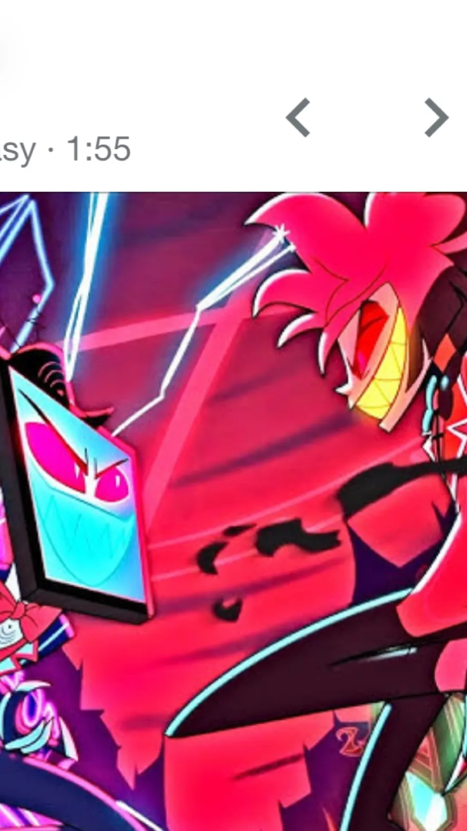 ai character: Alastor Vs Vox background