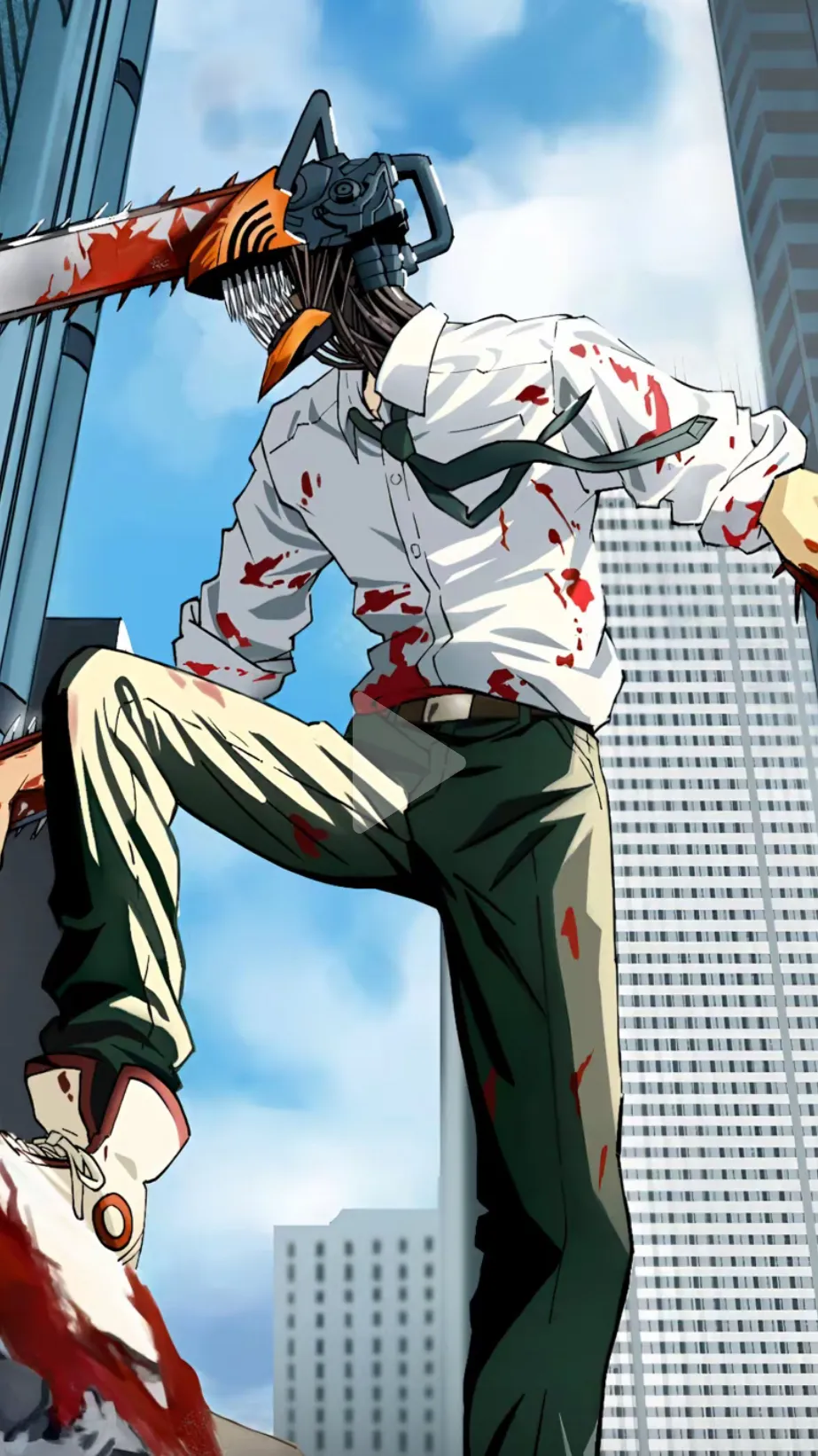 ai character: Chainsaw man, AU background