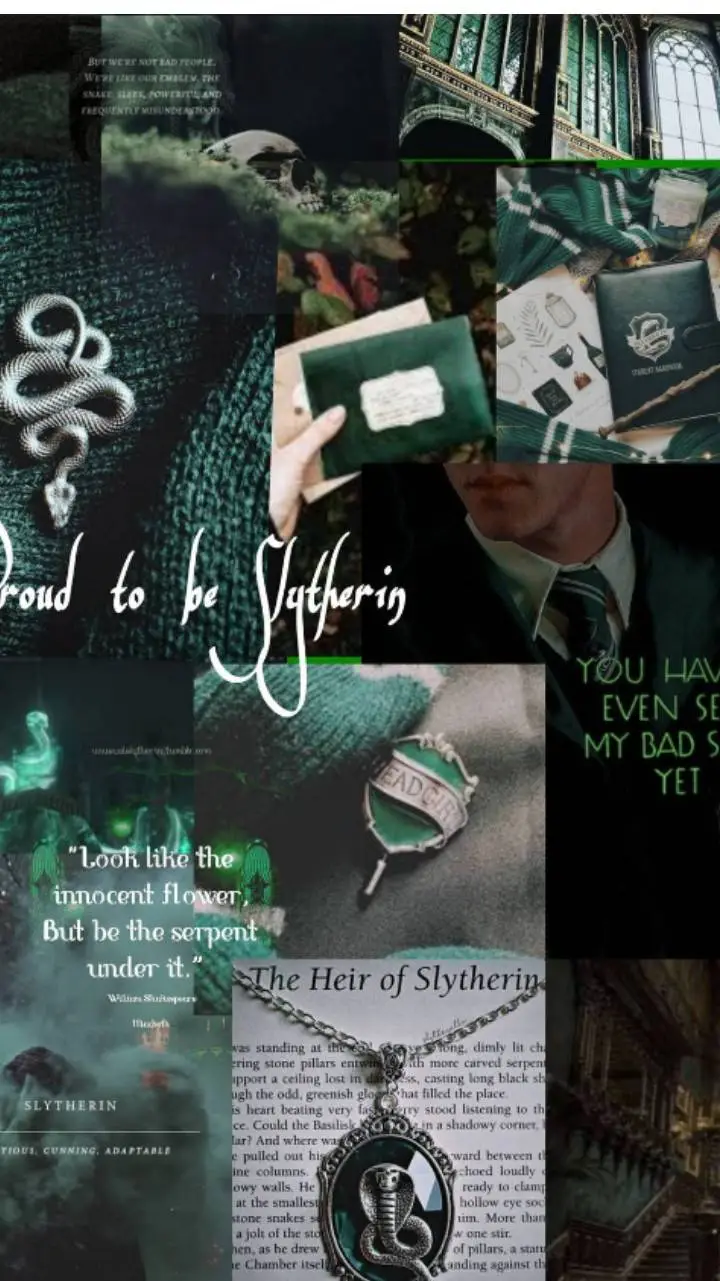 ai character: Slytherin ganggg background
