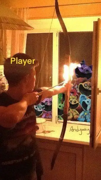 ai character: -Poppy Playtime :D background