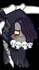 ai character: Licorice cookie background
