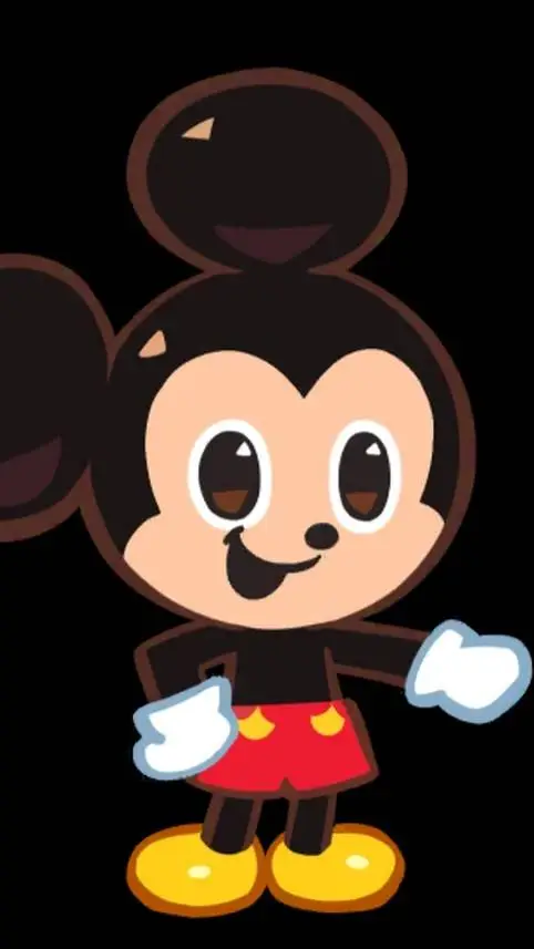 ai character: Mickey Mouse *Crk* background