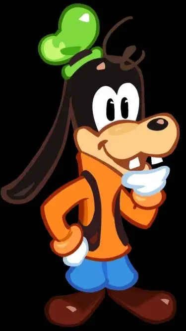 ai character: Goofy *Crk* background