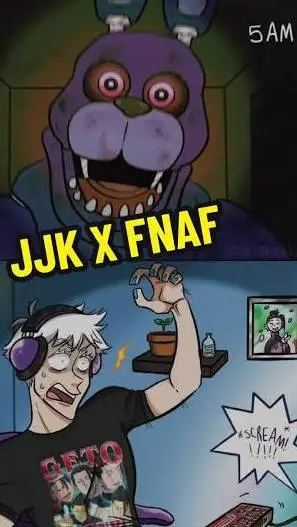 ai character: JJK X FNAF background