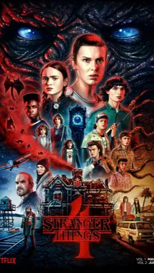 ai character: Stranger things  background