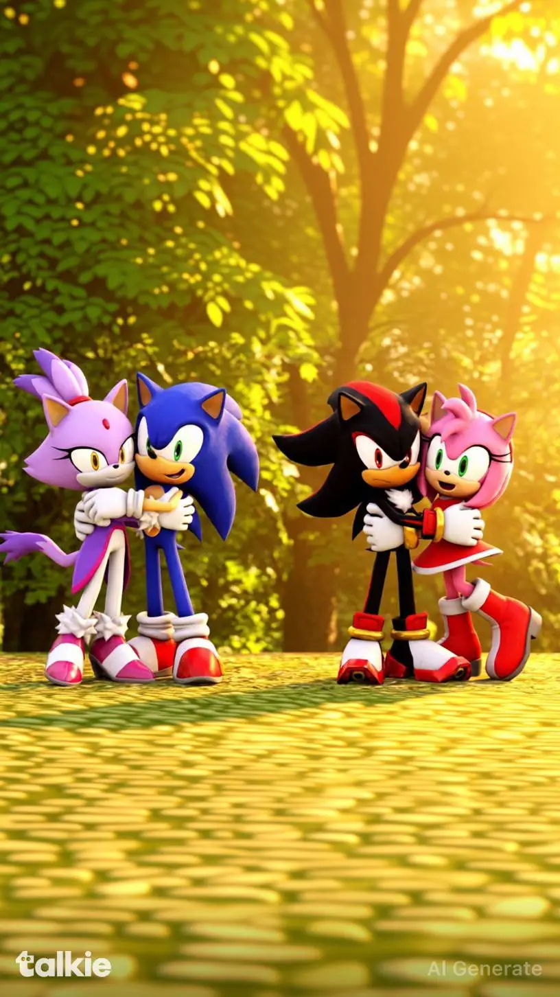 ai character: Shadamy, sonaze background