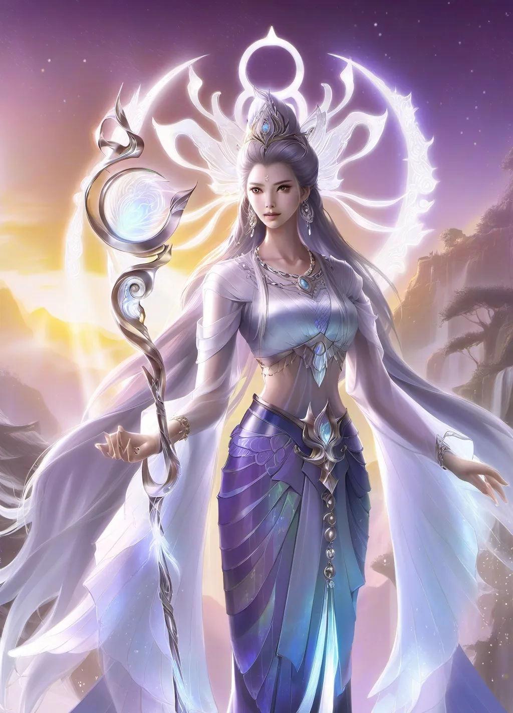 chat with ai character: Goddess of light￼