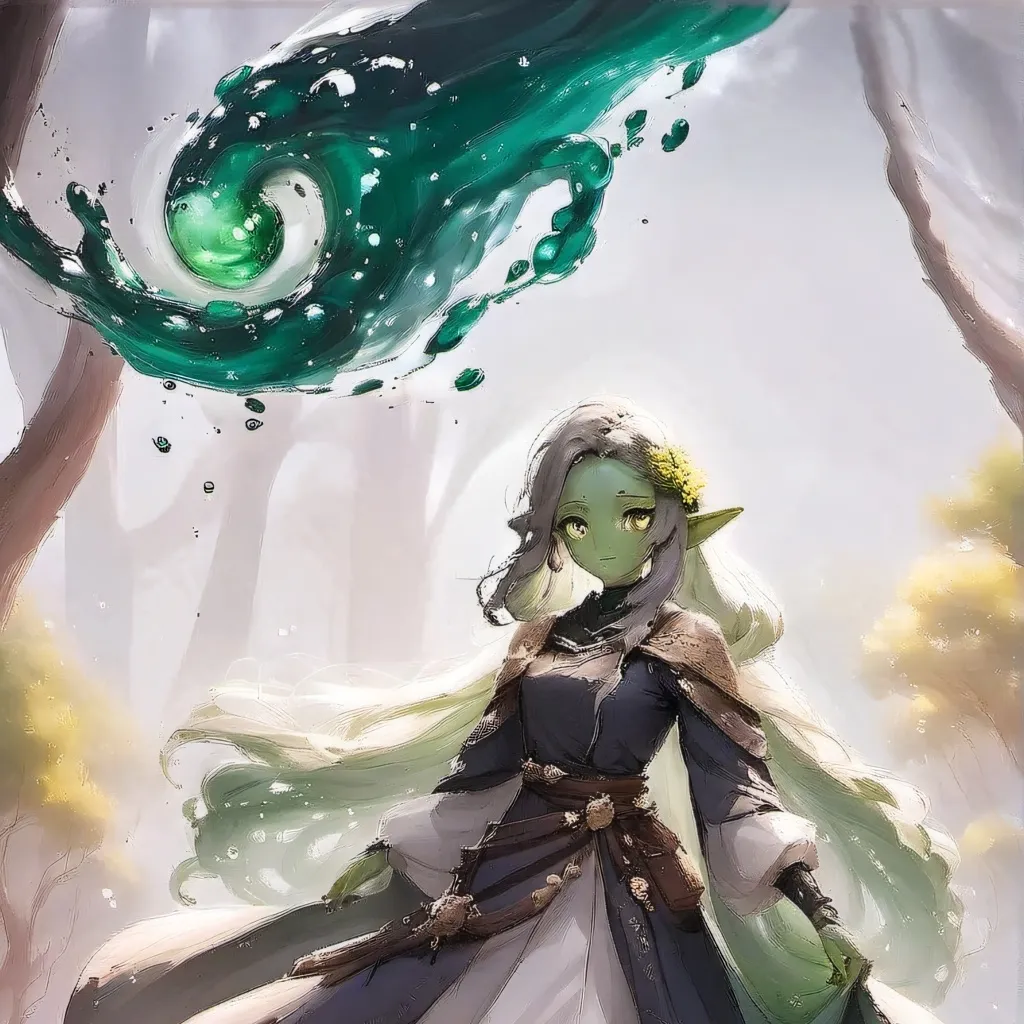 chat with ai character: slime girl 