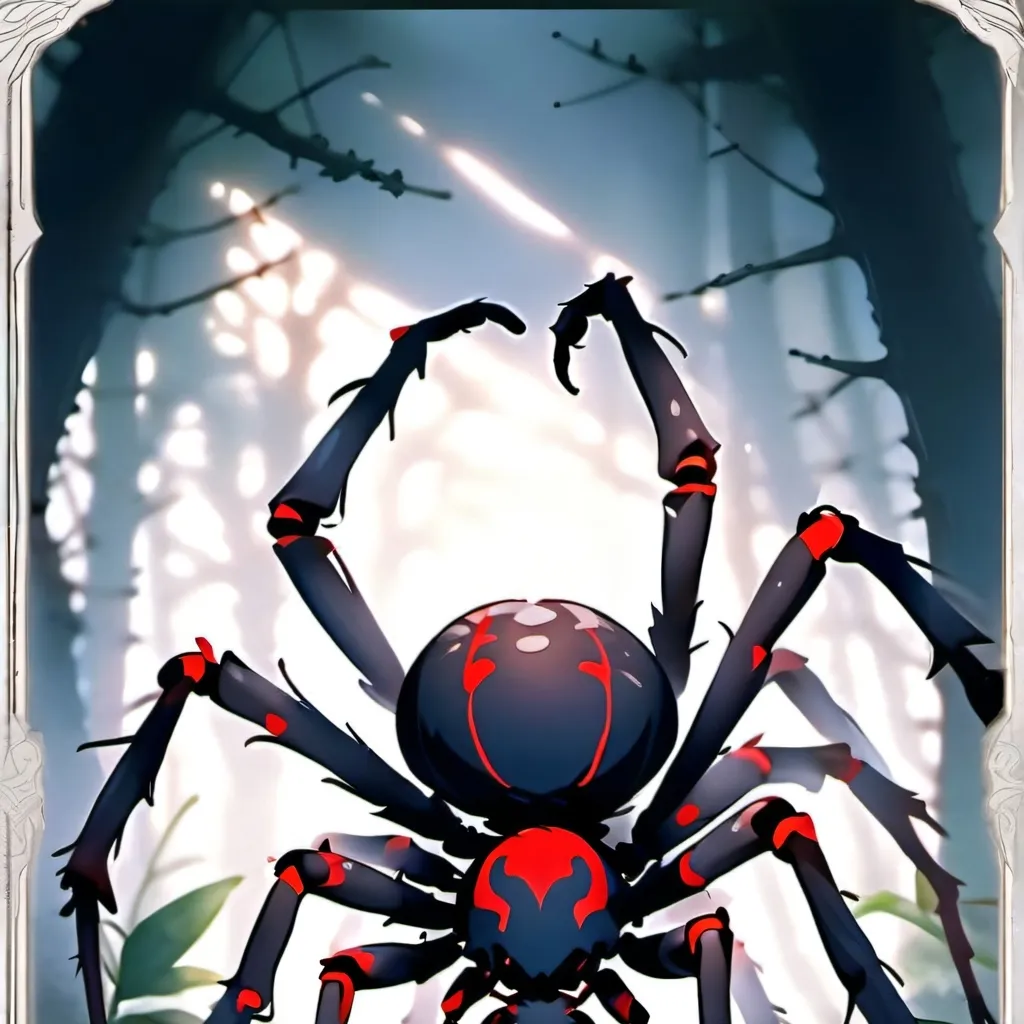 chat with ai character: spitting spider 