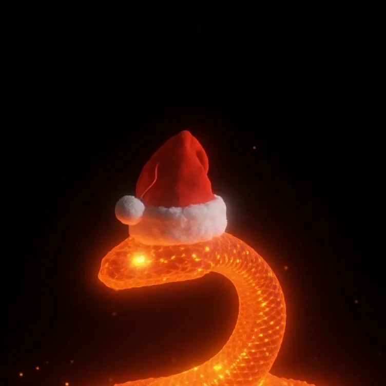 chat with ai character: Christmas snake