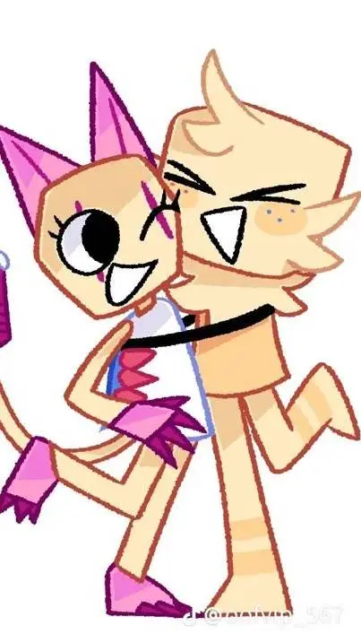 ai character: ❤️Scraps & Goob🩵 background