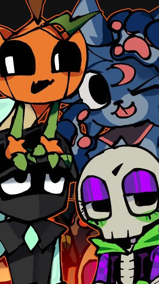 ai character: 🧡Evento💜Halloween🖤 background
