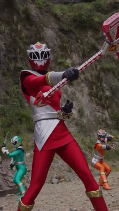 ai character: Power rangers CF background