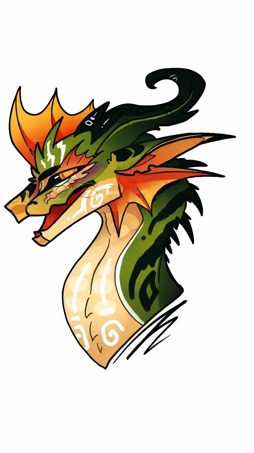 ai character: dragon background